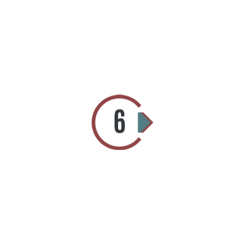 Ok işaretli 6 sayısı